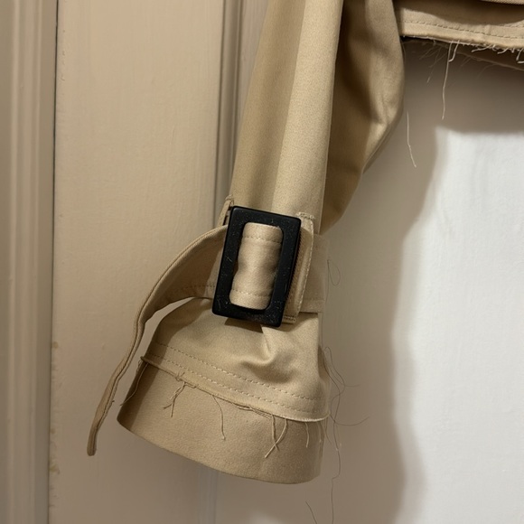 Zara cropped double breasted trench - Picture 3 of 4